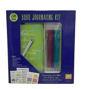 Bible‎ Journaling Kit Stickers Colored Pencils Case Ellie Claire NEW